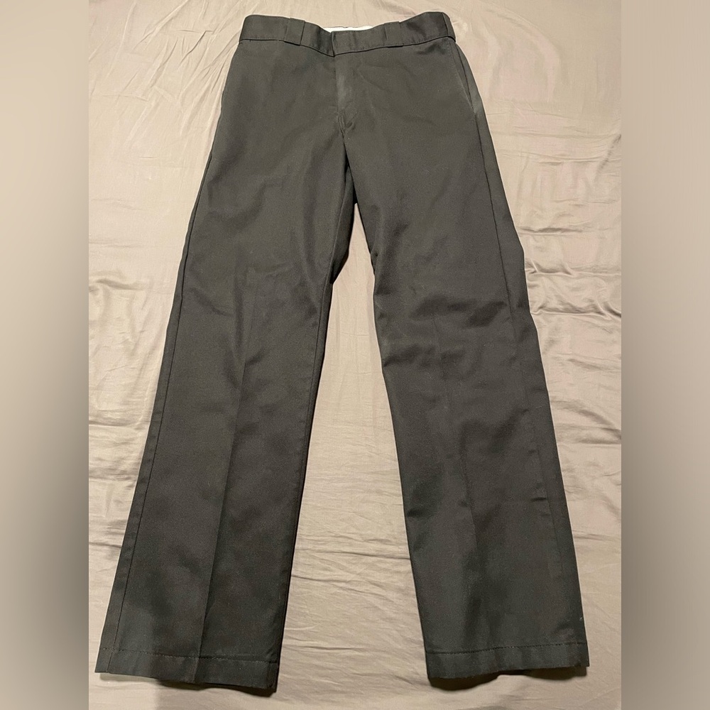 Dickies Men's Straight-Leg Work Pants Black